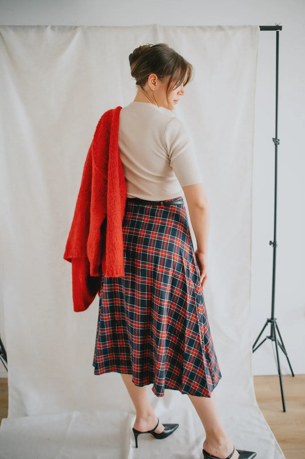 The Marlowe Cardigan - Taylor's Red