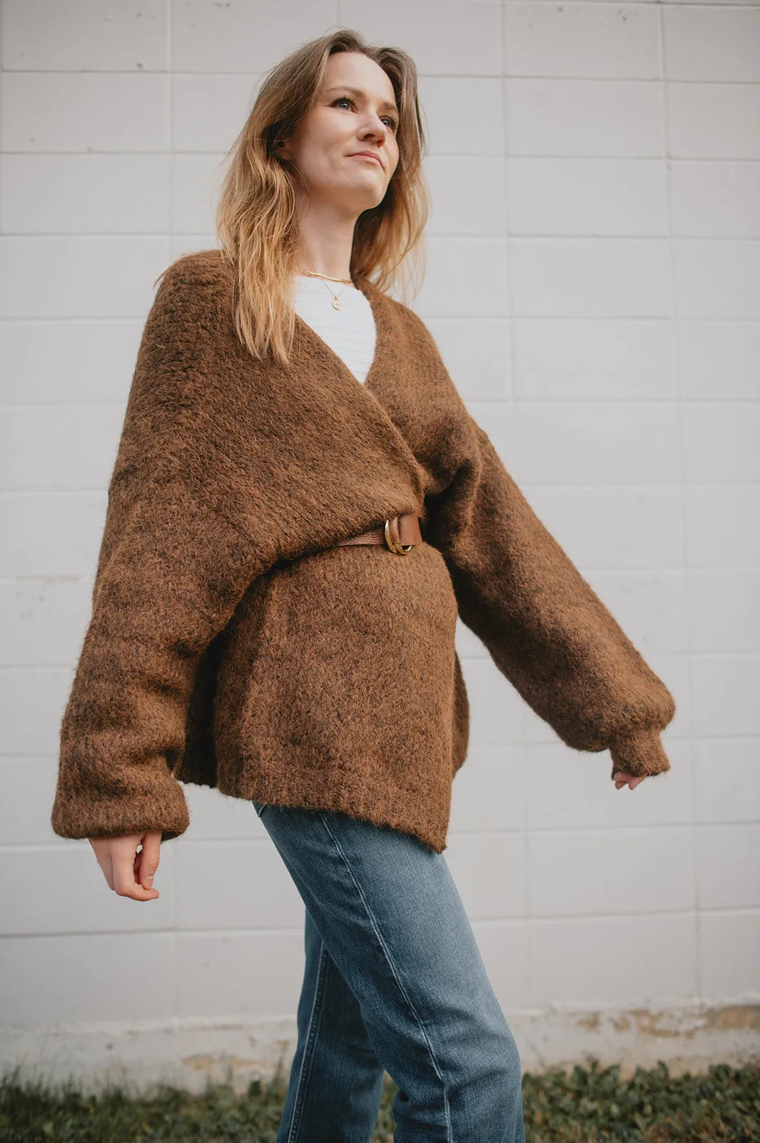 The Marlowe Cardigan x Cutcake - Espresso