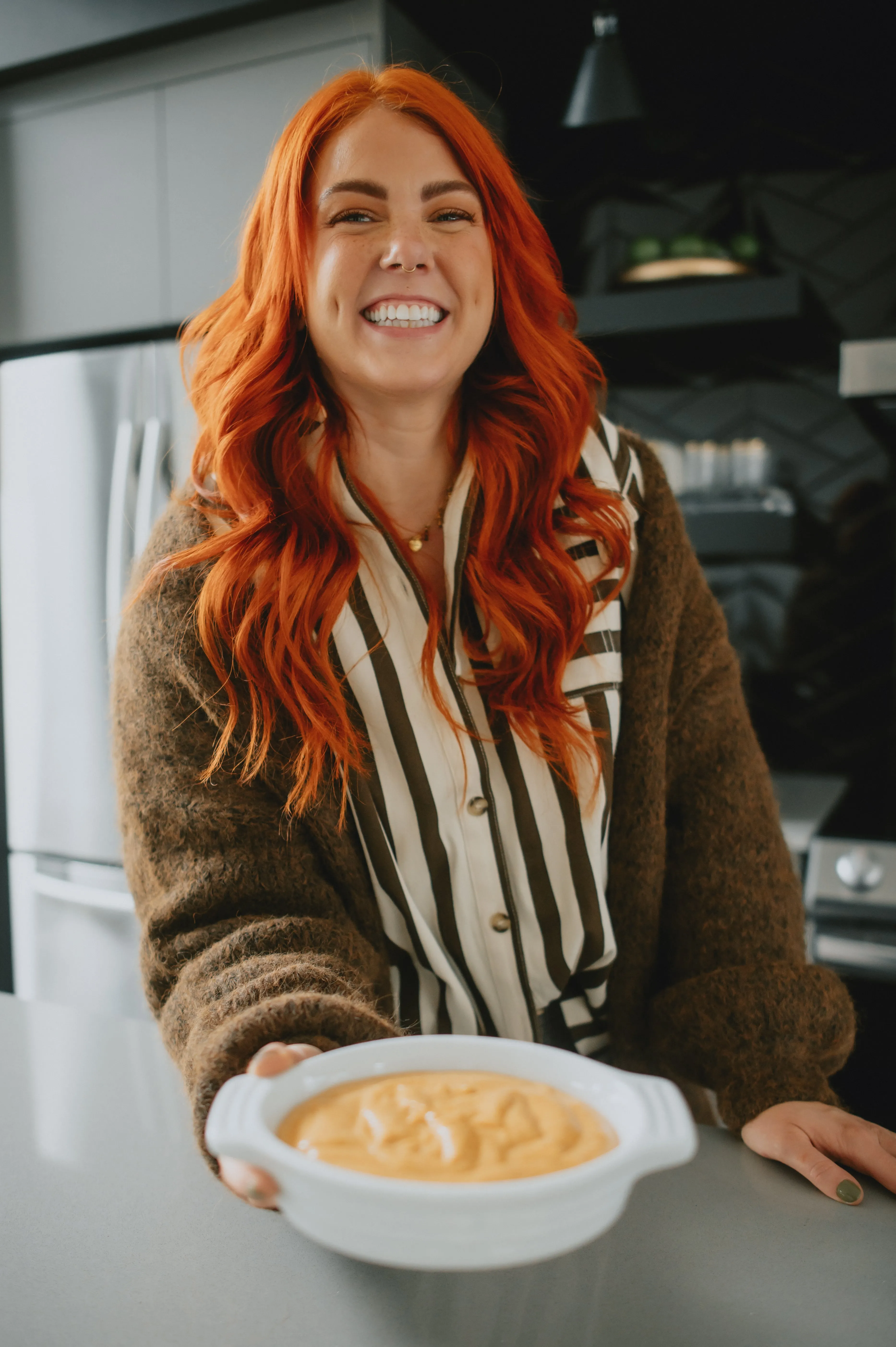 The Marlowe Cardigan x Cutcake - Espresso