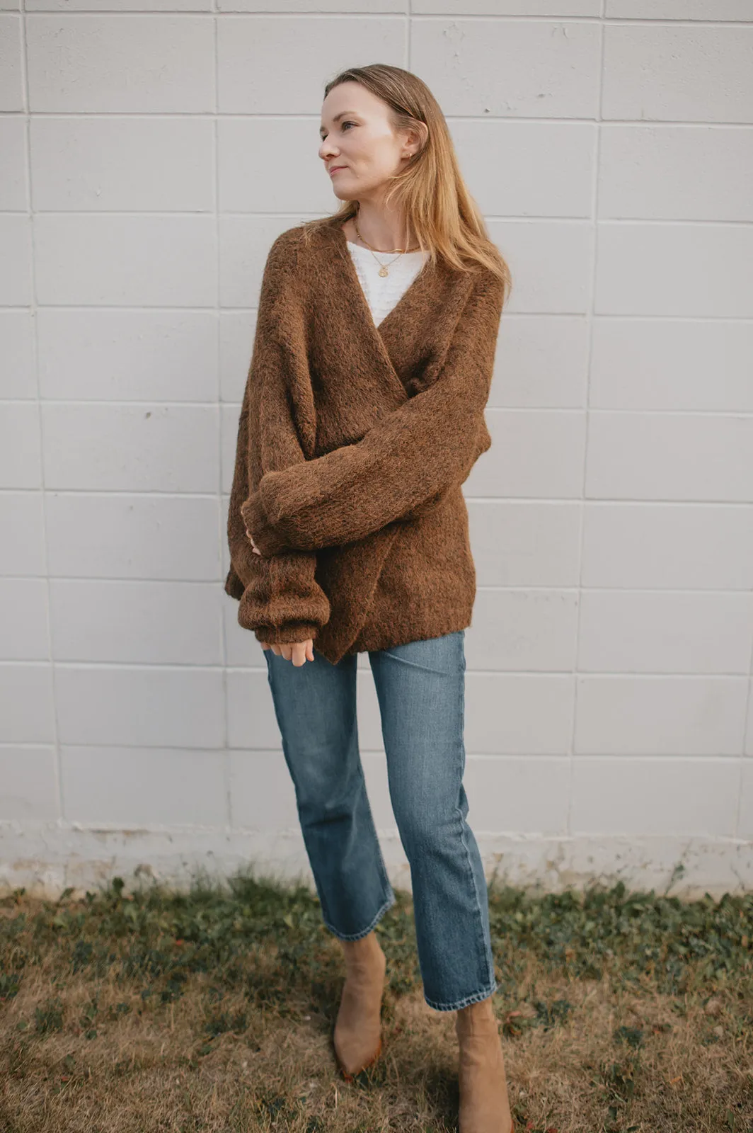 The Marlowe Cardigan x Cutcake - Espresso