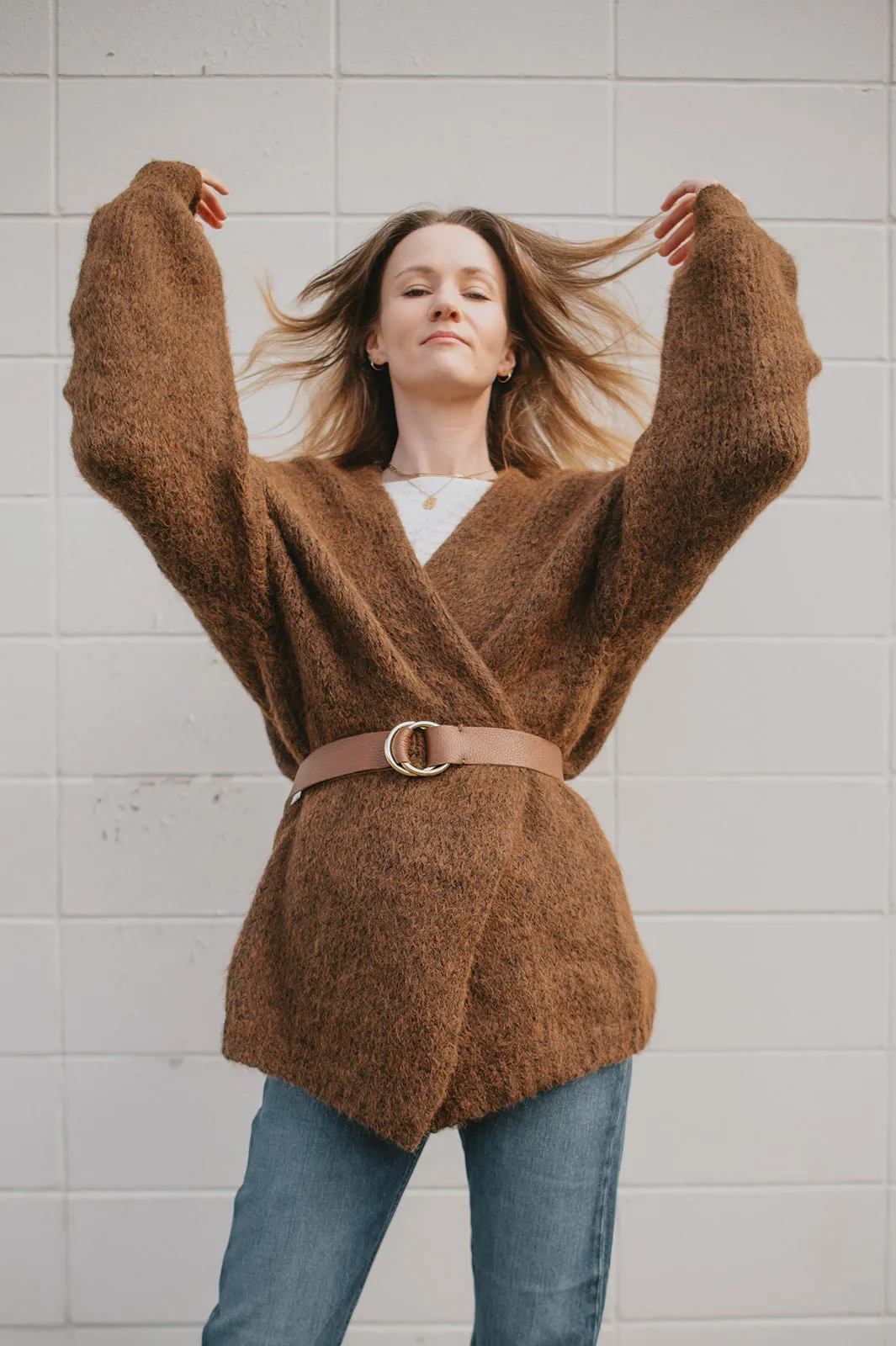 The Marlowe Cardigan x Cutcake - Espresso