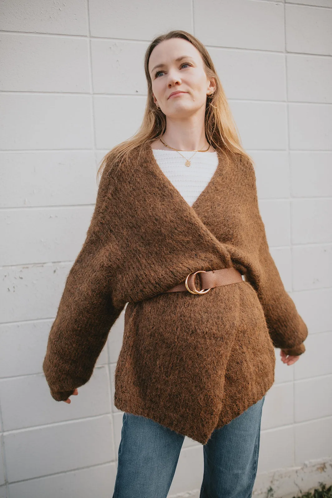 The Marlowe Cardigan x Cutcake - Espresso