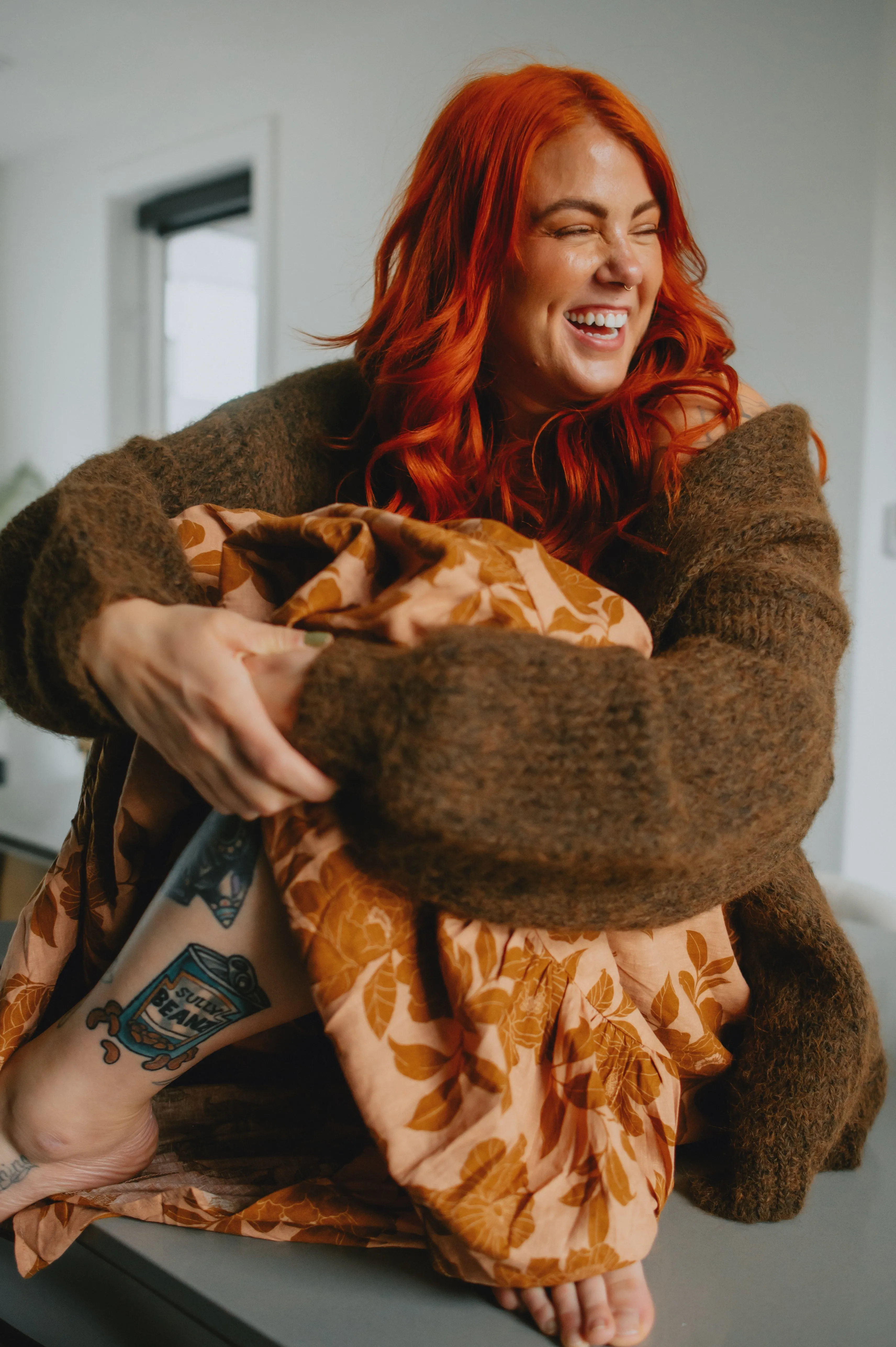 The Marlowe Cardigan x Cutcake - Espresso