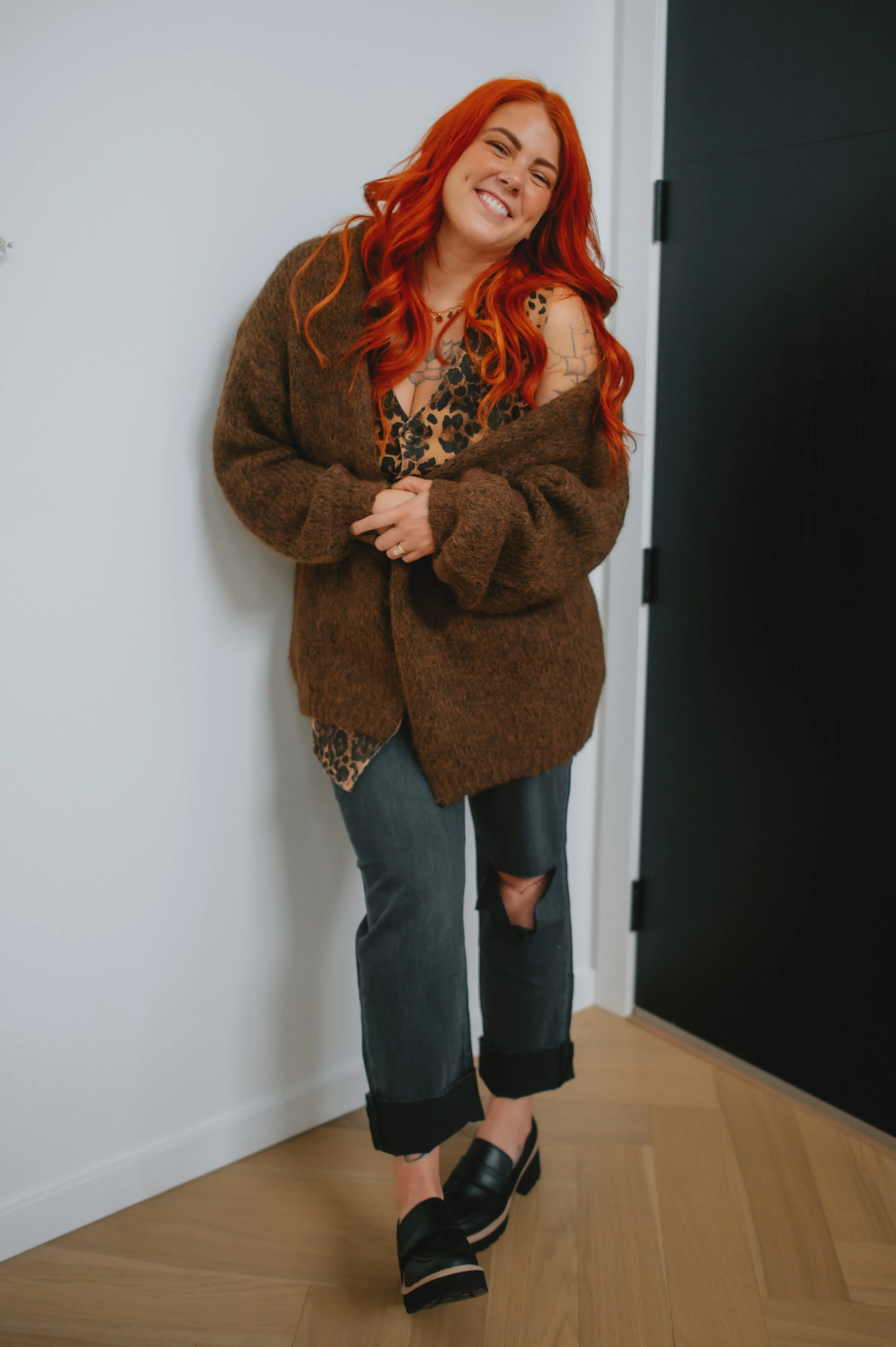 The Marlowe Cardigan x Cutcake - Espresso