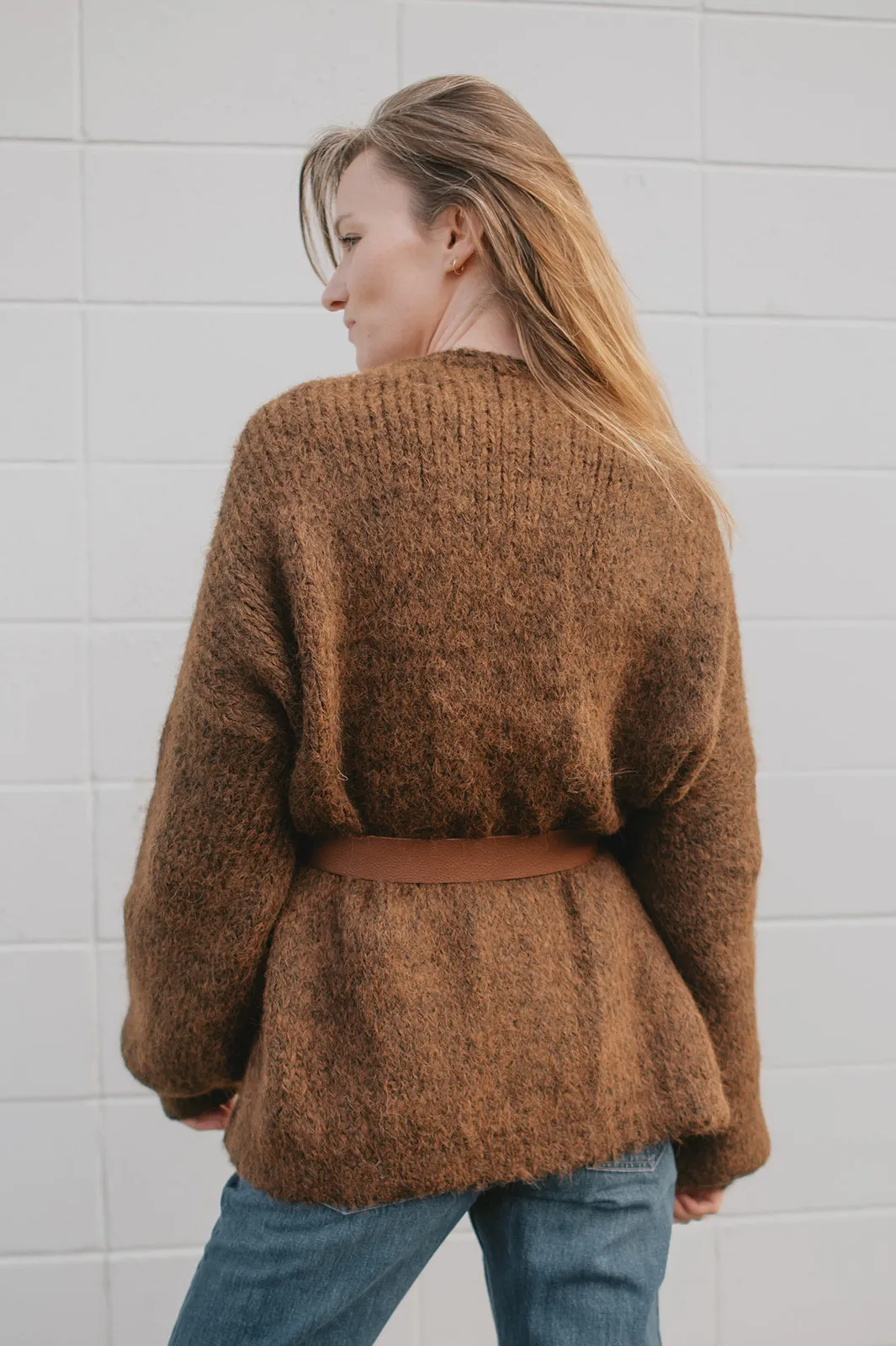 The Marlowe Cardigan x Cutcake - Espresso