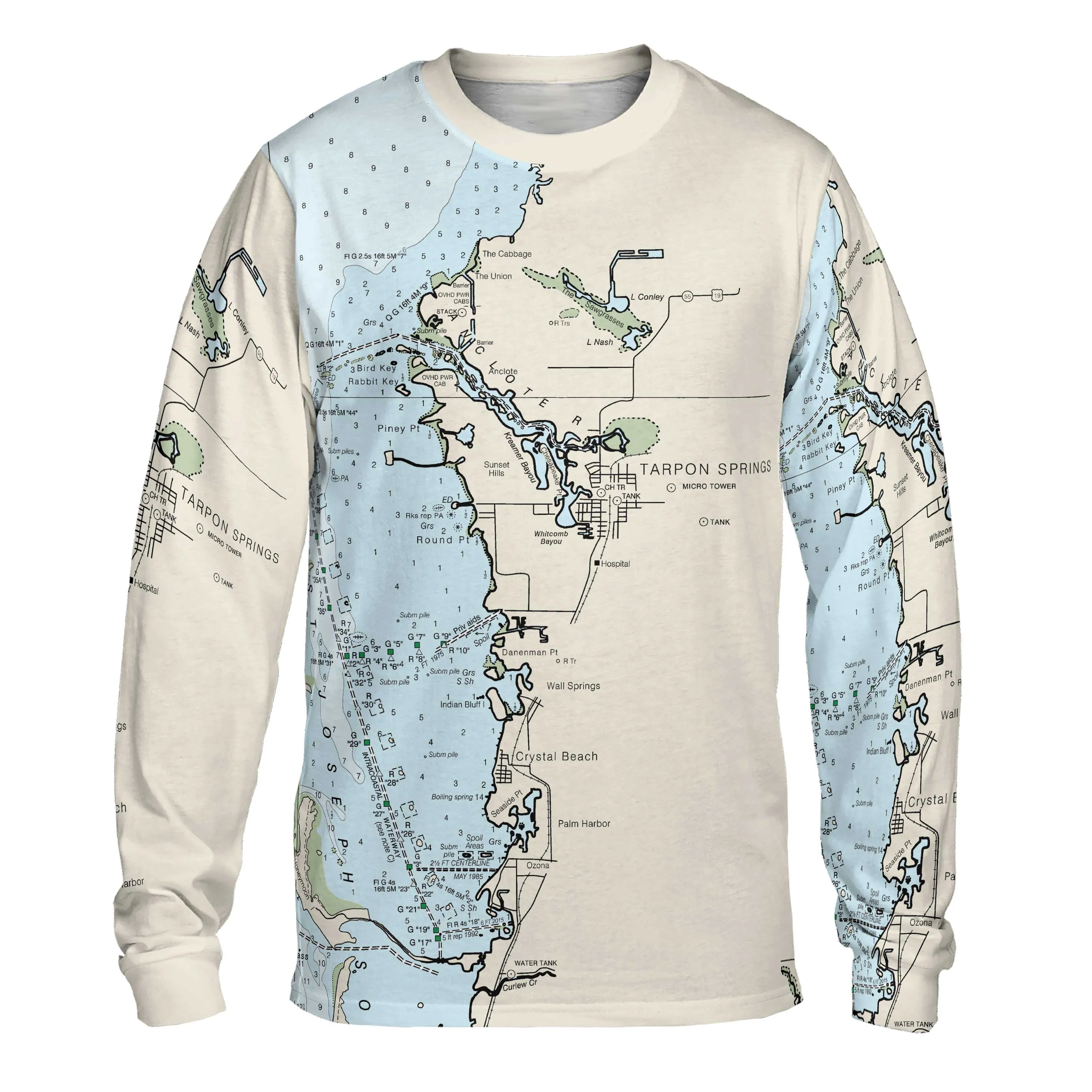 The Tarpon Springs Long Sleeve Performance Tee