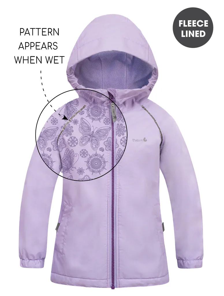 THERM SplashMagic Girls Storm Jacket | Waterproof Windproof Eco Rain Coats