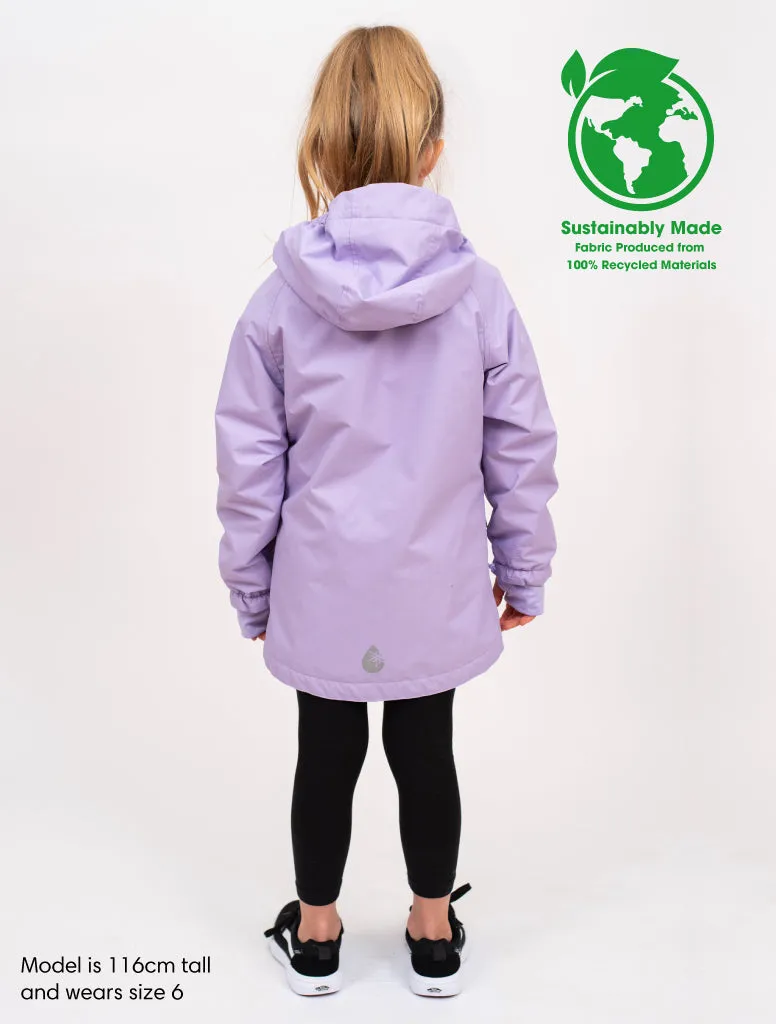 THERM SplashMagic Girls Storm Jacket | Waterproof Windproof Eco Rain Coats