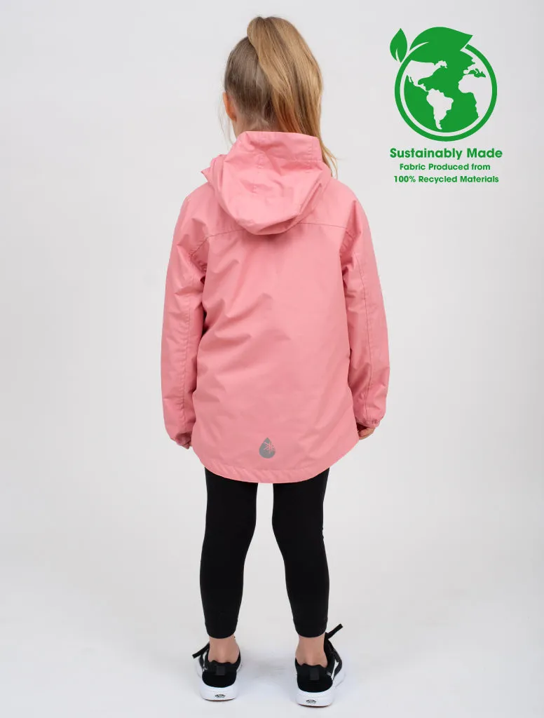 THERM SplashMagic Girls Storm Jacket | Waterproof Windproof Eco Rain Coats
