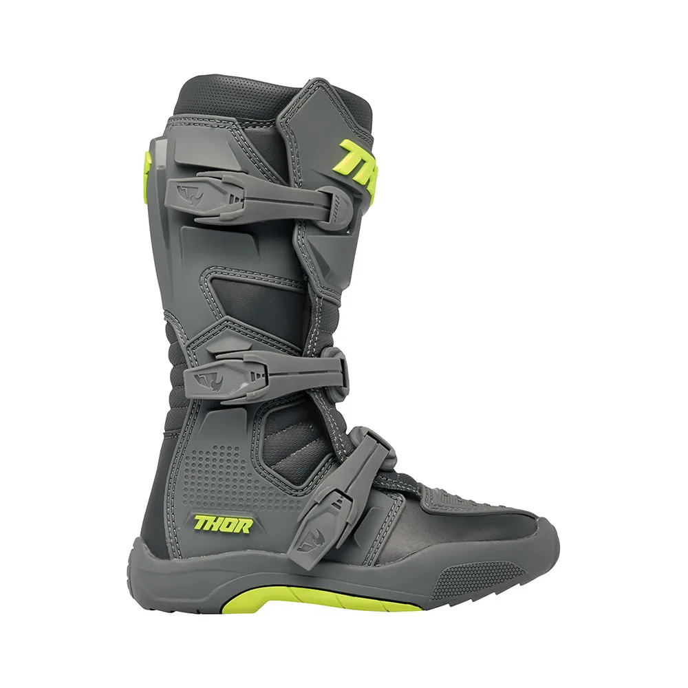 Thor Blitz XR Boots Youth Grey/Charcoal