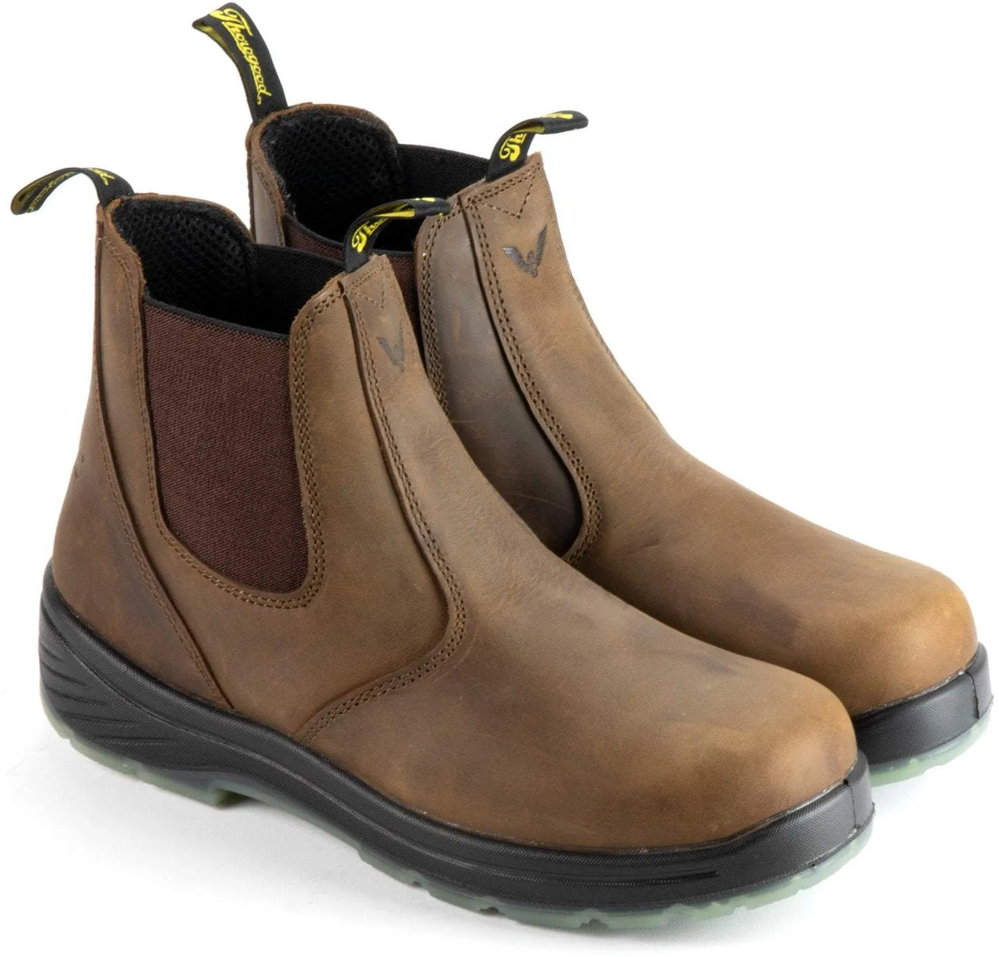 Thorogood 814-3166 Unisex Thoro-Flex Series 6" Quick Release Pull-On Non-Safety Toe Work Boot