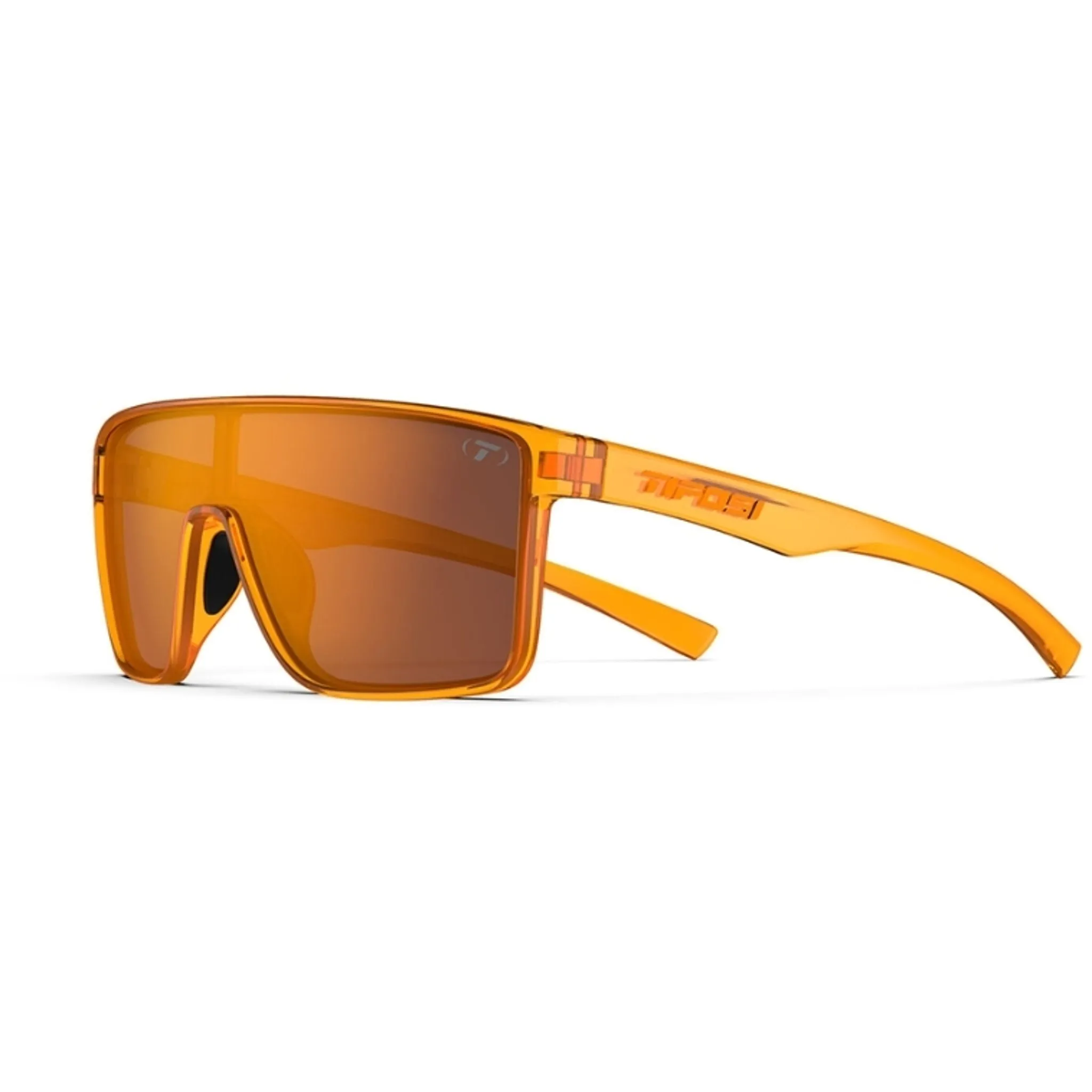 Tifosi Sanctum Sunglasses Amber Blaze With Atomic Orange Mirror Lens