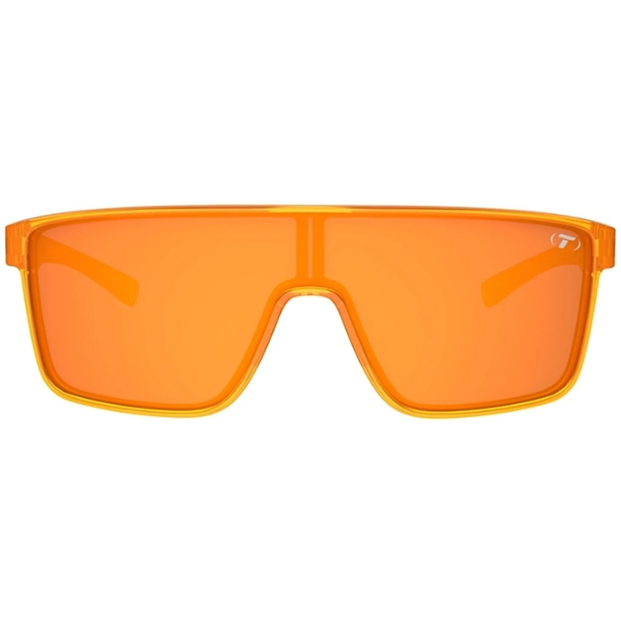 Tifosi Sanctum Sunglasses Amber Blaze With Atomic Orange Mirror Lens