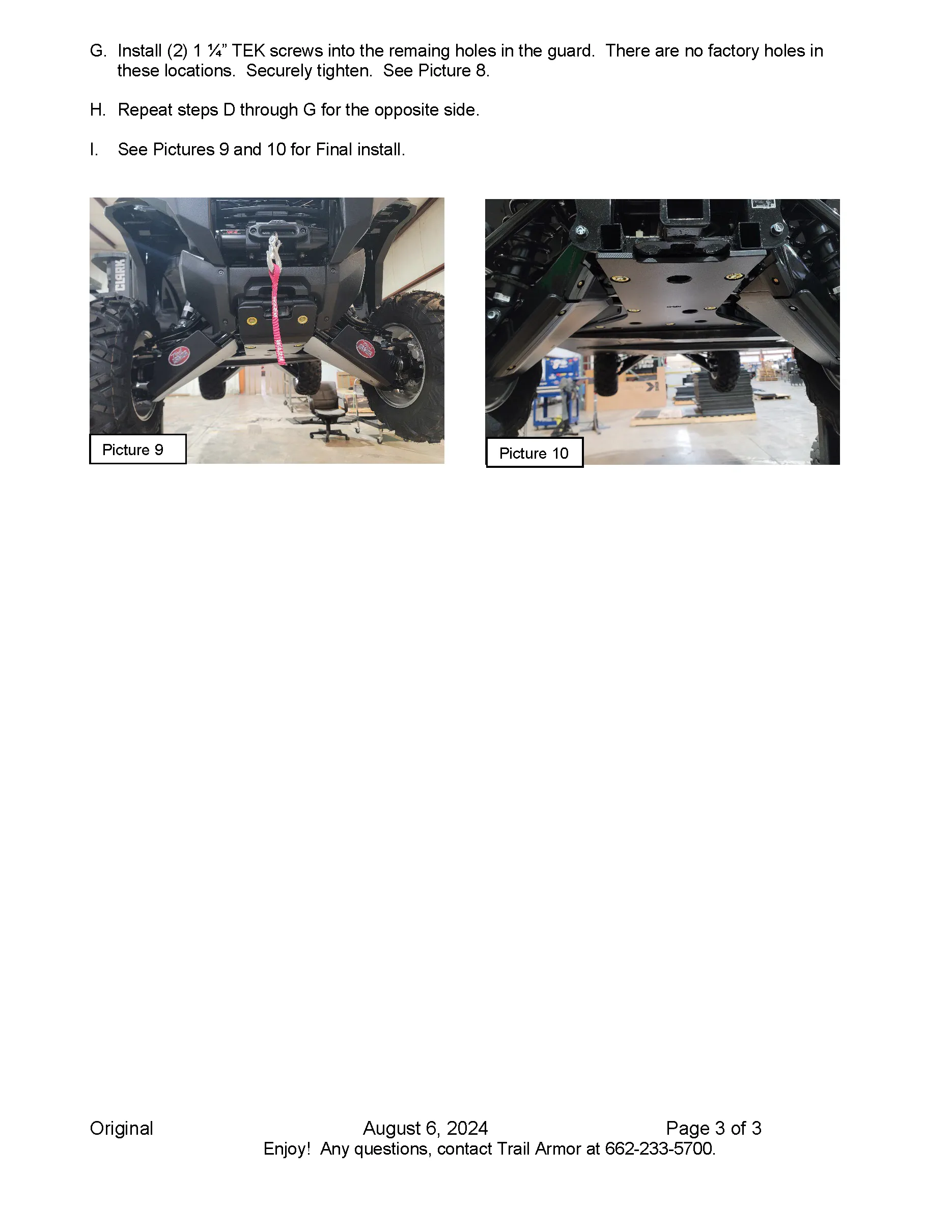 Trail Armor Kawasaki Ridge and Ridge XR iMpact A-arm guards