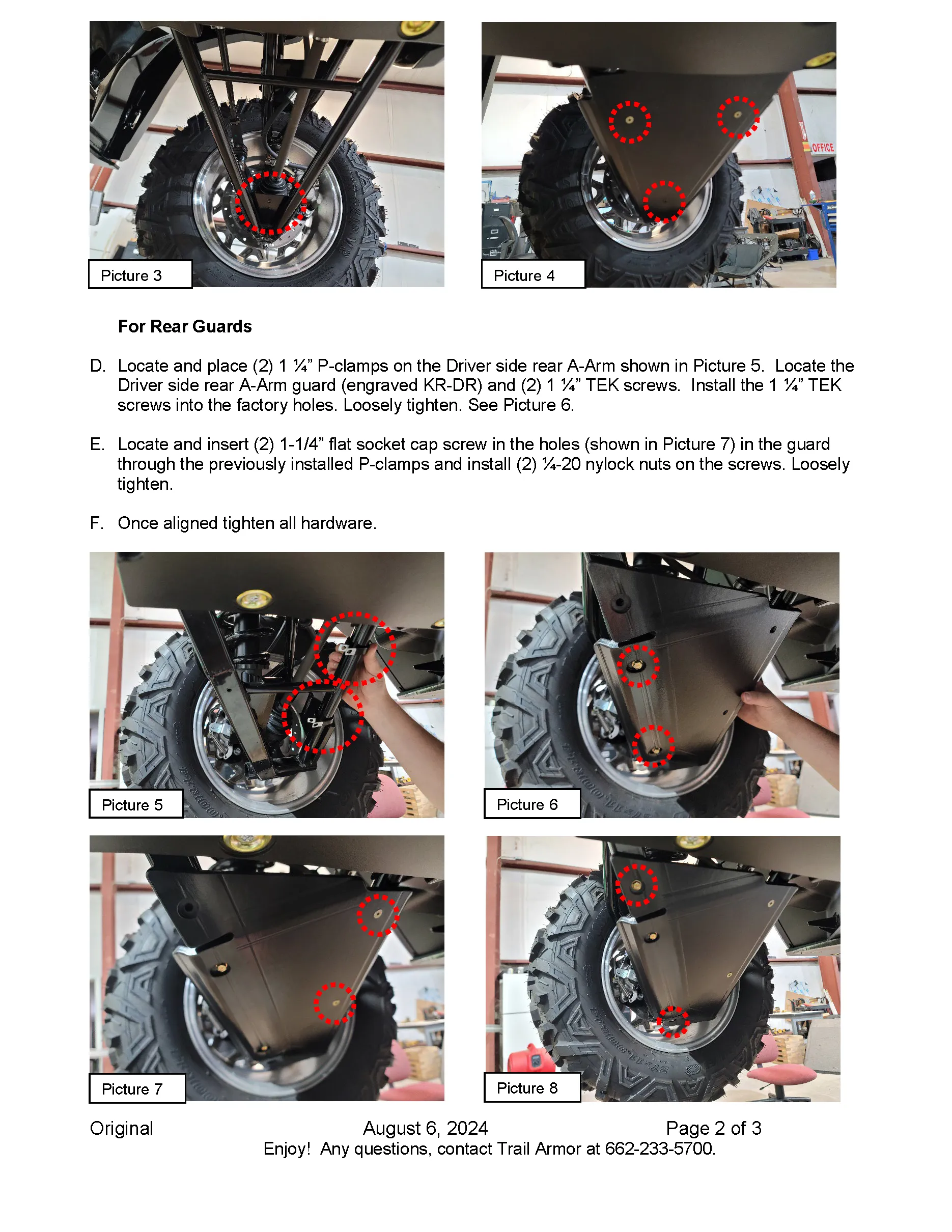 Trail Armor Kawasaki Ridge and Ridge XR iMpact A-arm guards