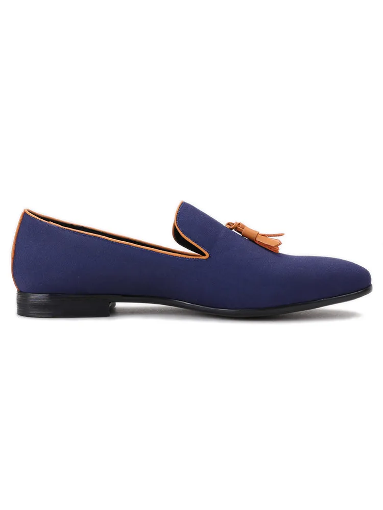 Two-color European and American trendy men's loafers, banquet tassel slip-ons, formal shoes, fashion party, nightclub, slip-on trendy shoes for men