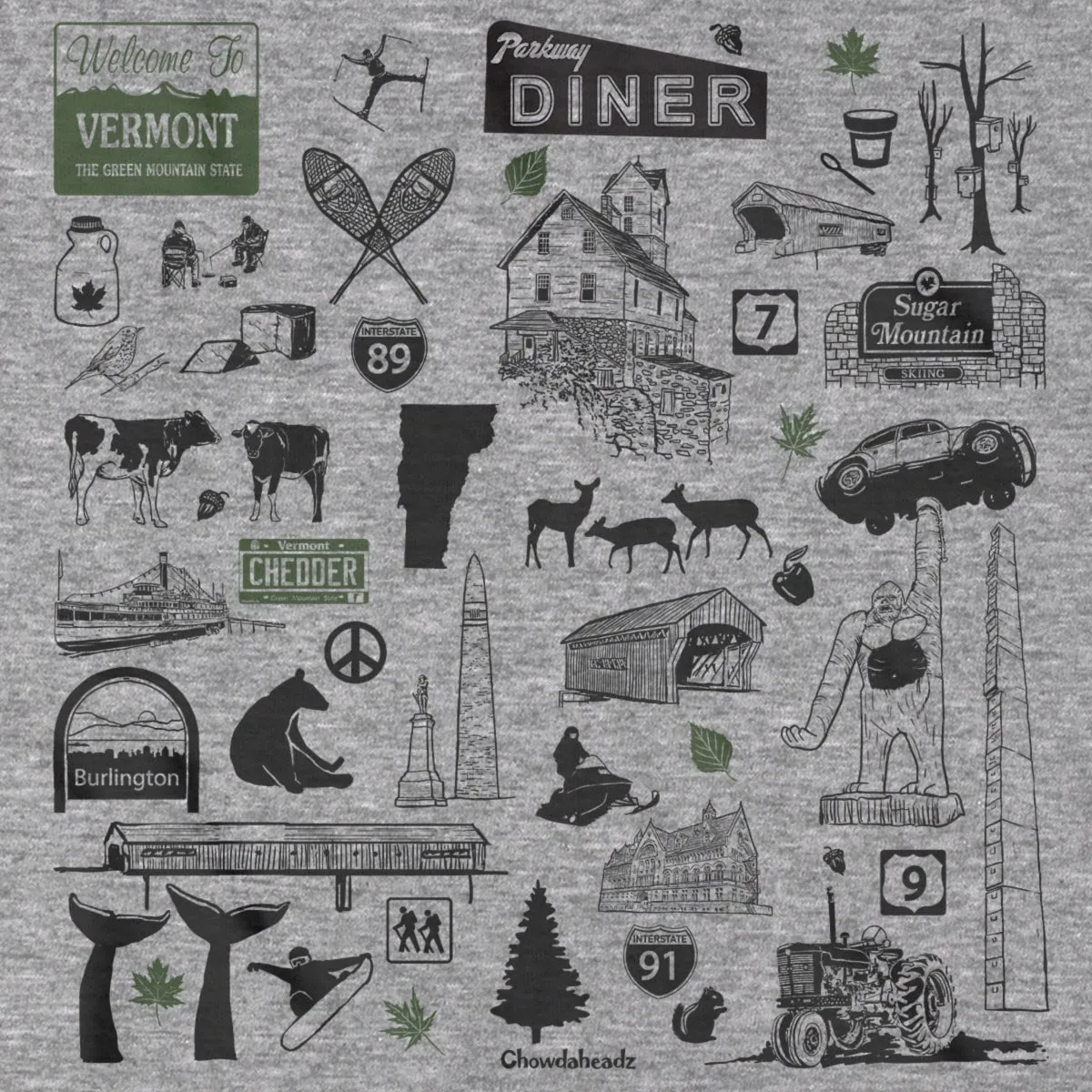 Vermont Tourist Attraction T-Shirt