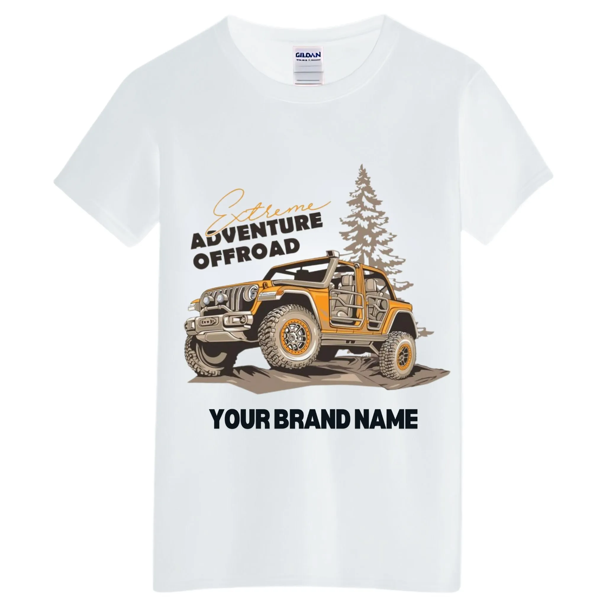 VOZUKO Custom 4x4 Wild Frontier Made-to-Order Gildan Graphic Tee