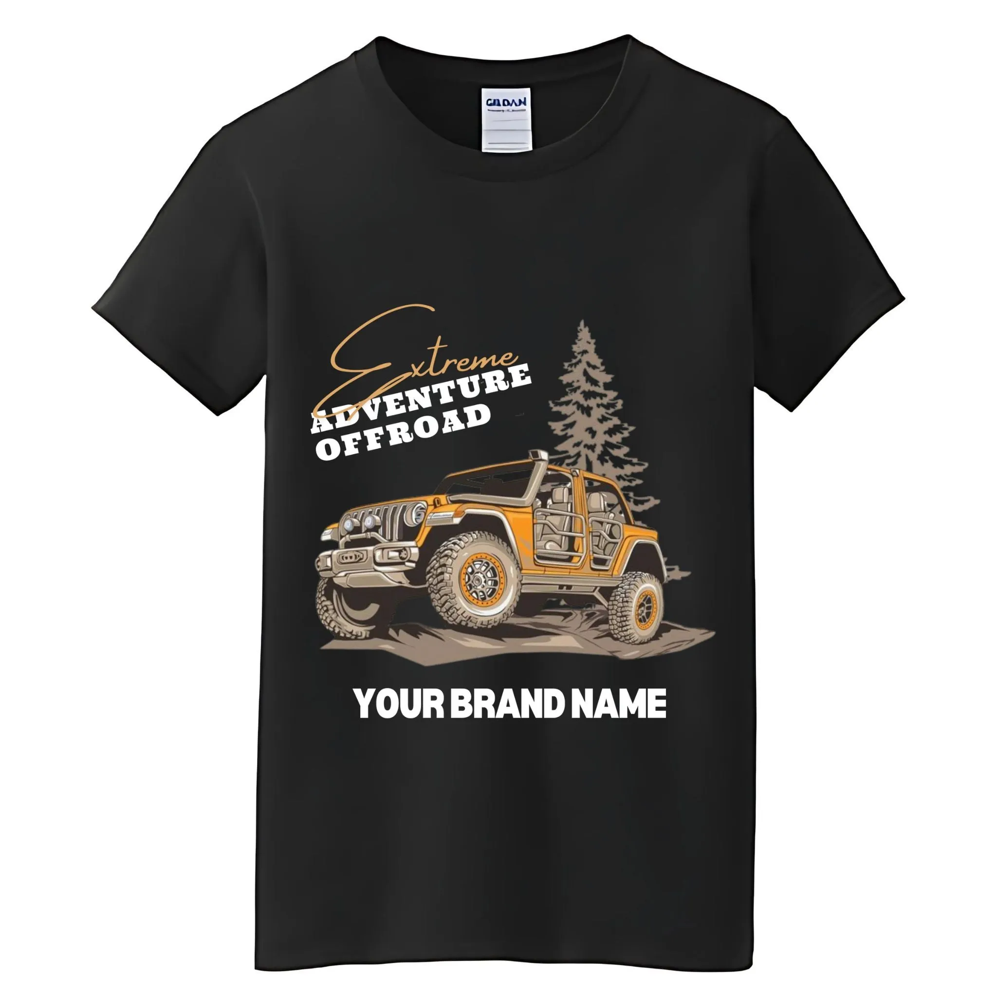VOZUKO Custom 4x4 Wild Frontier Made-to-Order Gildan Graphic Tee