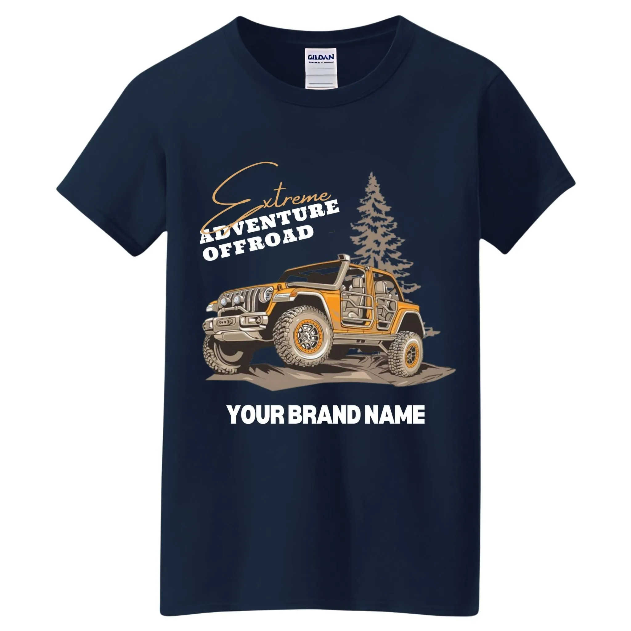 VOZUKO Custom 4x4 Wild Frontier Made-to-Order Gildan Graphic Tee