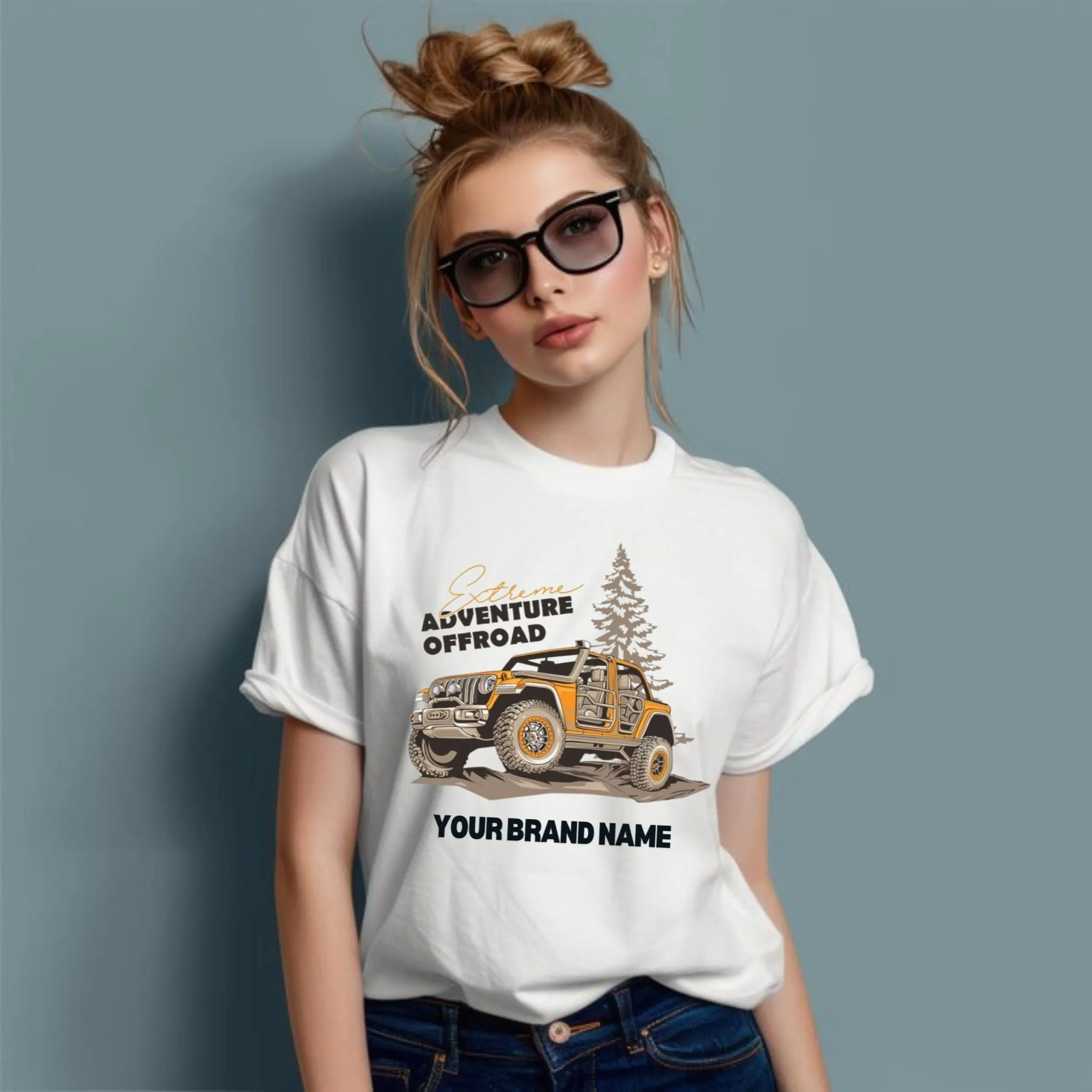 VOZUKO Custom 4x4 Wild Frontier Made-to-Order Gildan Graphic Tee