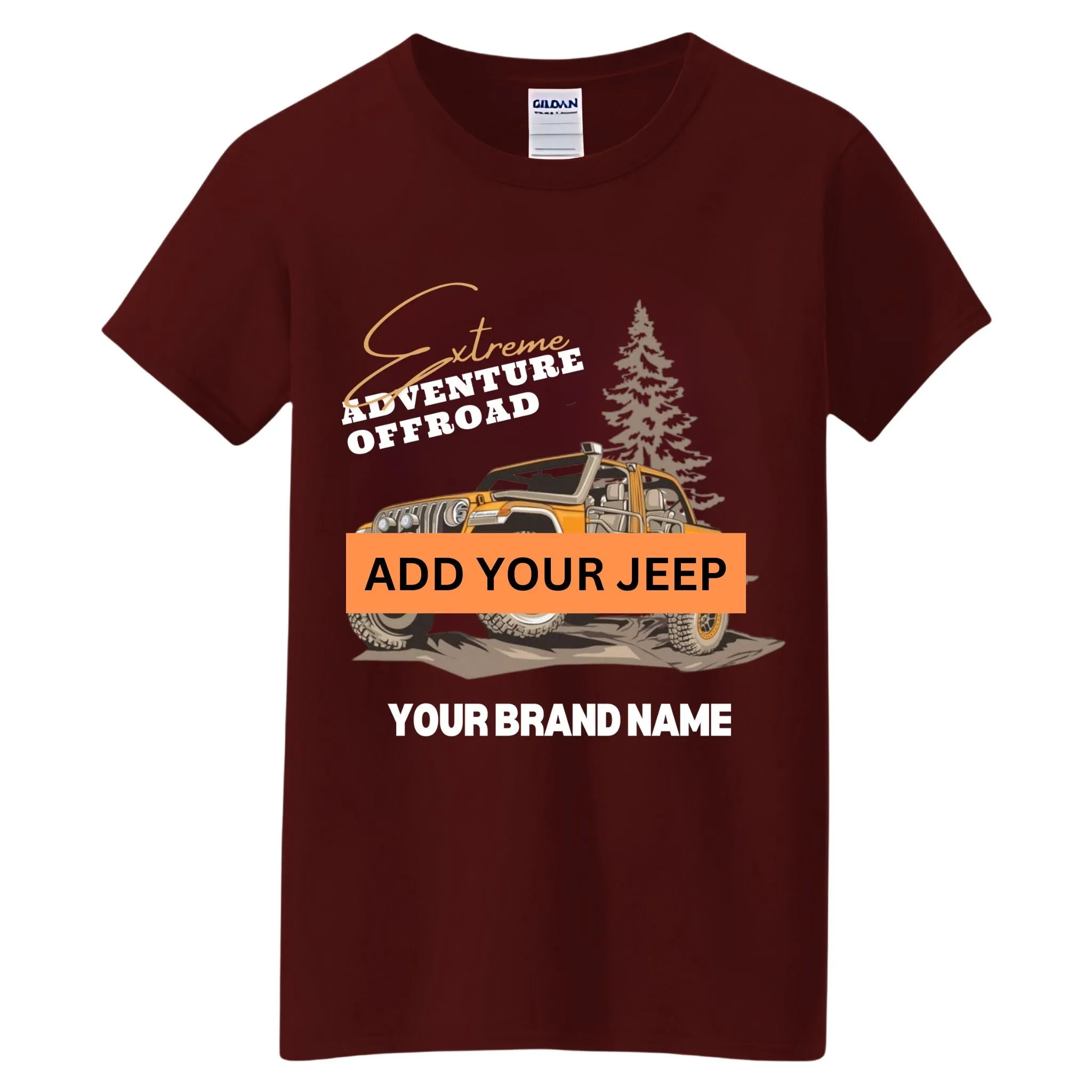 VOZUKO Custom 4x4 Wild Frontier Made-to-Order Gildan Graphic Tee