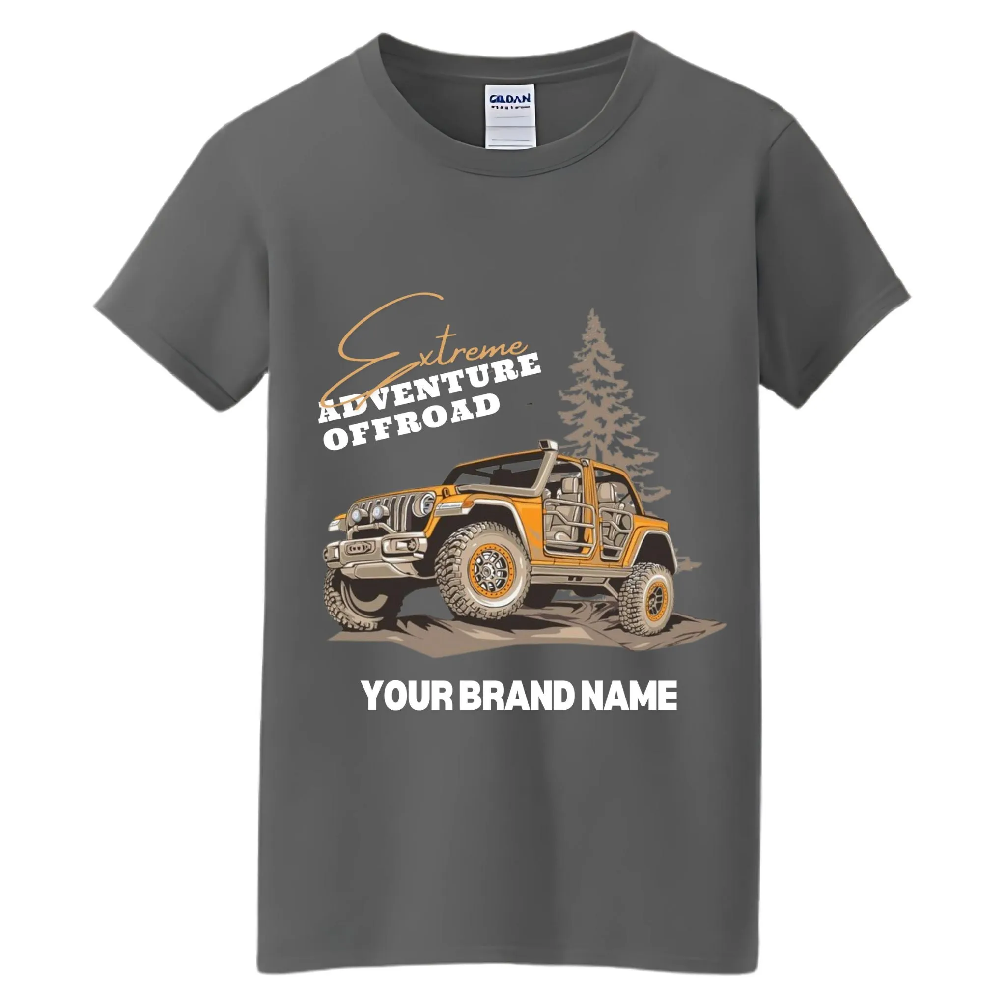VOZUKO Custom 4x4 Wild Frontier Made-to-Order Gildan Graphic Tee