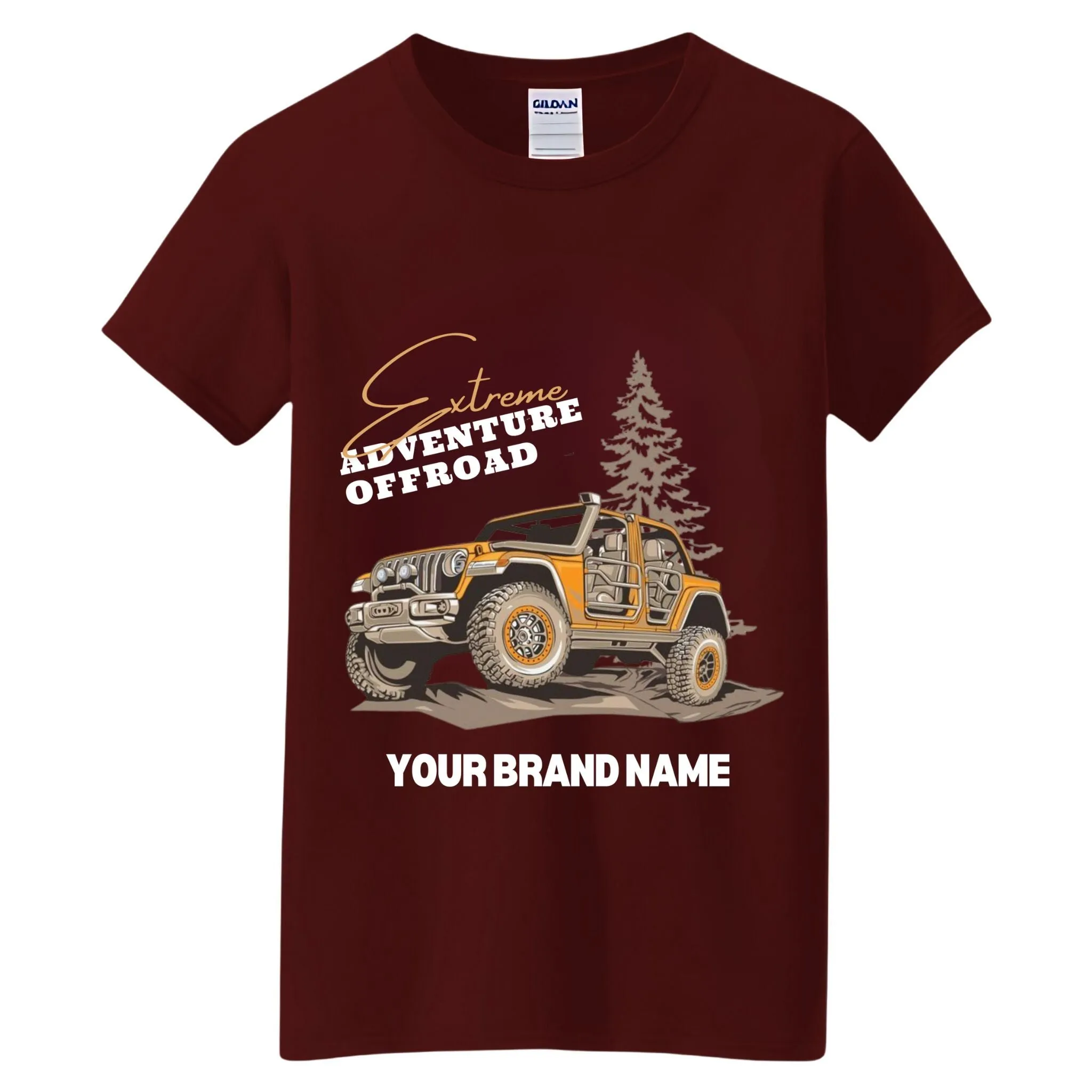 VOZUKO Custom 4x4 Wild Frontier Made-to-Order Gildan Graphic Tee