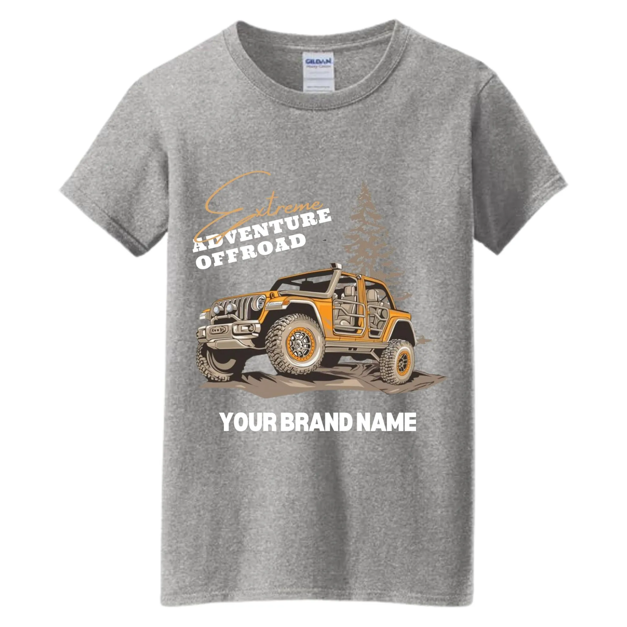 VOZUKO Custom 4x4 Wild Frontier Made-to-Order Gildan Graphic Tee