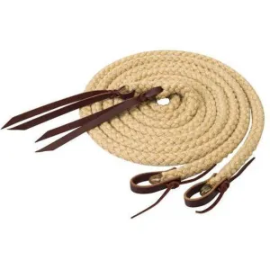 Weaver Leather Silvertip Hollow Braid Split Reins, 5/8" x 8'