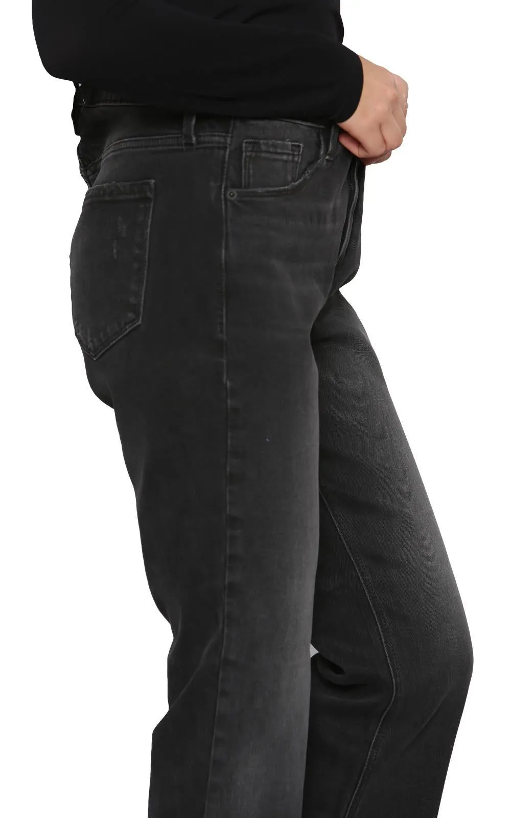 Womens Black Wash Jeans - 0029A