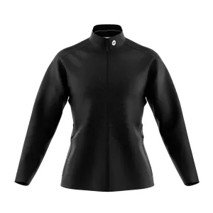 Womens Pack Up Black Wind Water Resistant Cycling Jacket