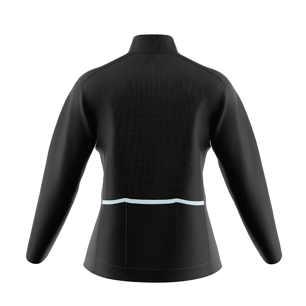 Womens Pack Up Black Wind Water Resistant Cycling Jacket