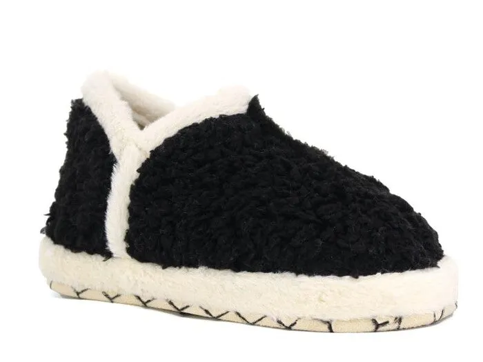 Women's Plush Winter Slippers Home Boots Fluffy 36-40 Black