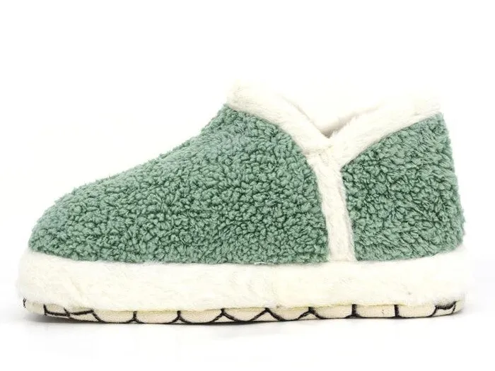 Women's Plush Winter Slippers Home Boots Fluffy 36-40 mint 