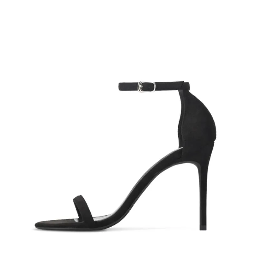 Women's Small Feet One Strap Suede High Heels ES50