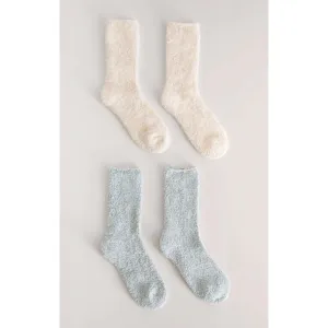 Z Supply 2 Pack Solid Plush Socks