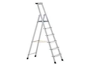 Zarges Anodised Trade Platform Steps, Platform Height 2.20M 10 Rungs